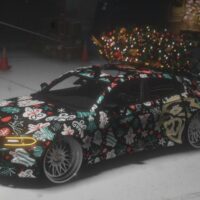 Dodge Charger Hellcat Christmas | Template | Debadged