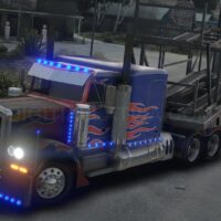 Peterbilt 379 Optimus Prime | Debadged | Template