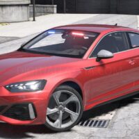 Audi RS5 Police 2022 | Debadged | Template