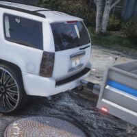 Chevrolet Tahoe LTZ 2014 Donk | Debadged | Template