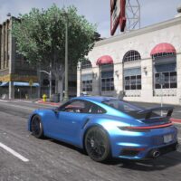 Porsche 911 (992) Turbo S 2021 | Debadged | Template