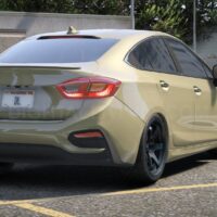 Chevrolet Cruze RS 2018 | Debadged | Template