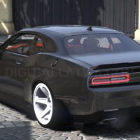 Dodge Challenger SRT Demon Widebody | Debadged | Template