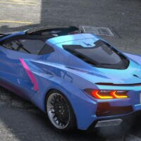 Chevrolet Corvette C8 | Debadged | Template