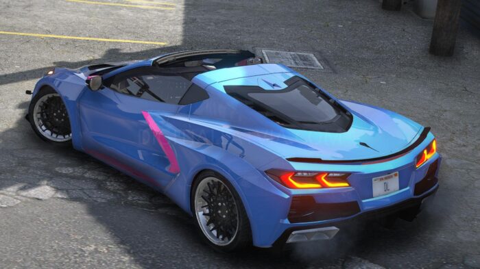Chevrolet Corvette C8 | Debadged | Template