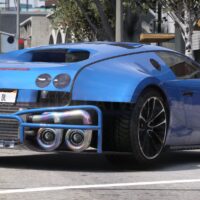 Bugatti Veyron Widebody Quad Turbo | Debadged | Animated Spoiler | Custom Sound