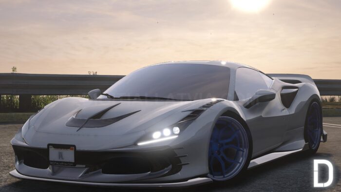 Ferrari F8 Tributo | Debadged | Template | Custom Sound