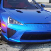 Lexus LFA | Debadged | Template | Tuning | Animated Spoiler