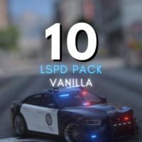 Police Vanilla LSPD Pack | 10 Vehicles | Callsigns | Templates