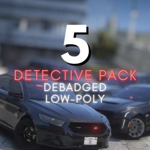 tmb_c75c7ac7-15ab-4a83-b674-310c6dd04aae.png Debadged Detective Unmarked Car Pack | 5 Vehicles